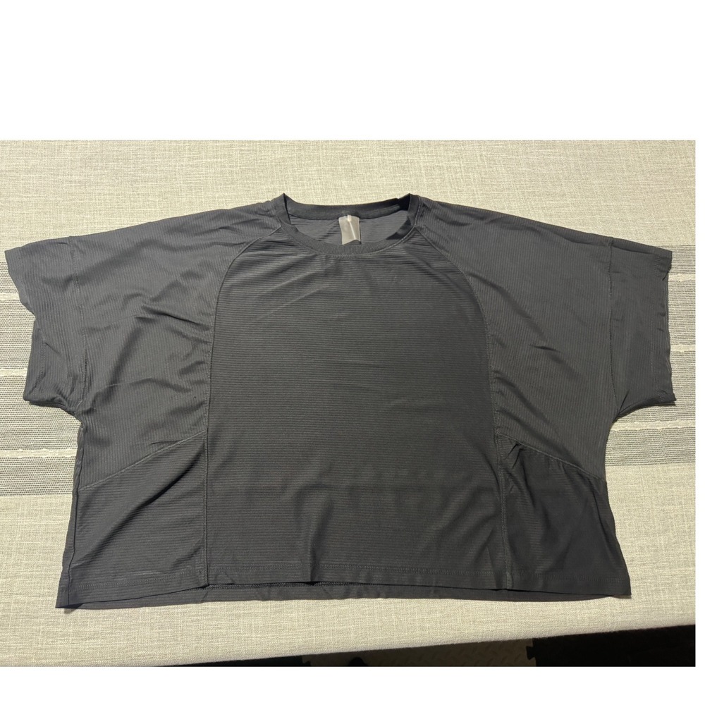 CALA Activewear Athletic T Shirt Top Black XL Moisture Wicking‎ Short Sleeve